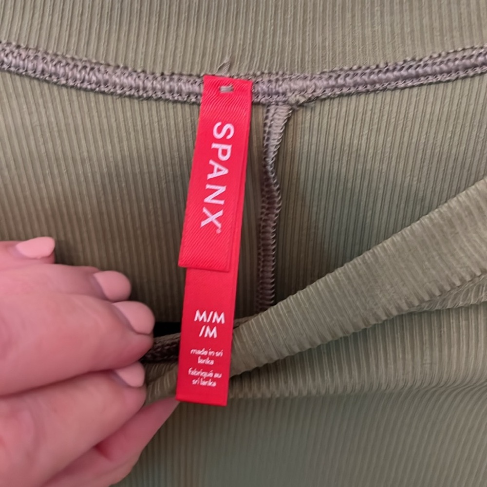 Sage green Spanx bodysuit. - Picture 2 of 2